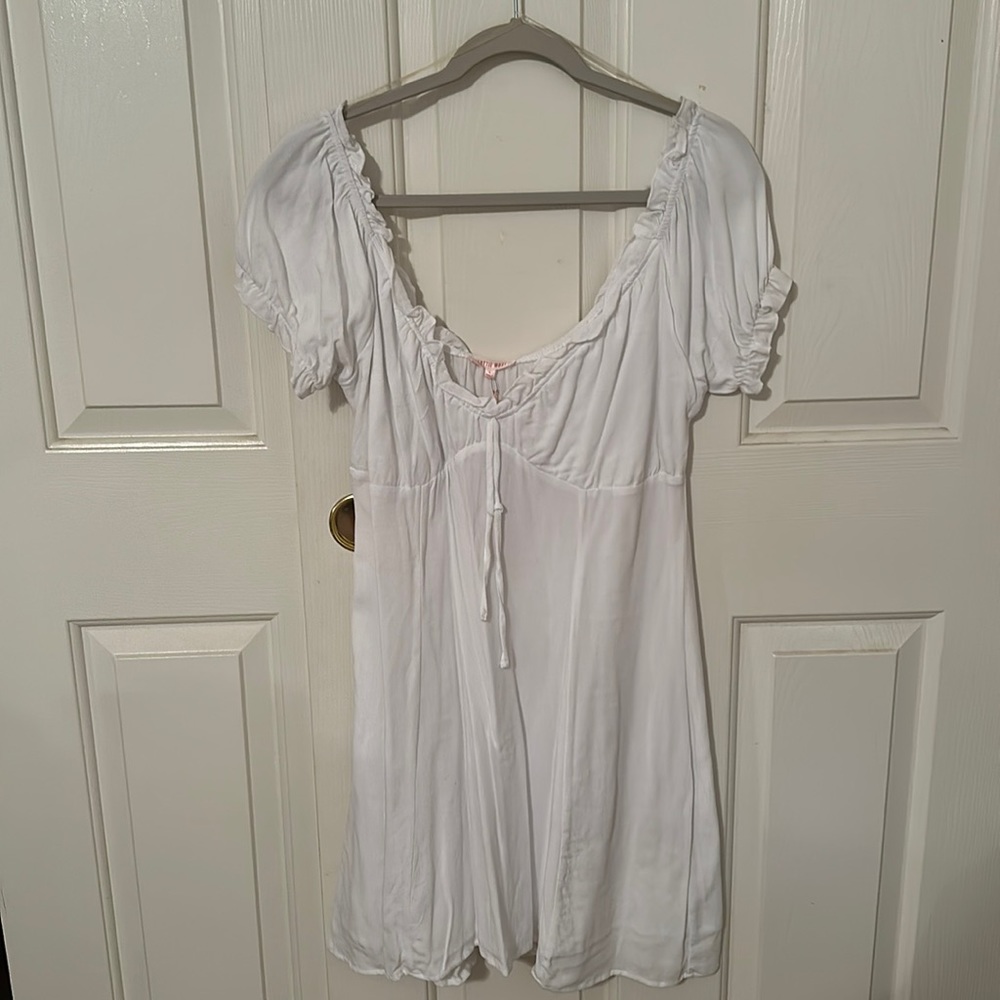 white lottie miss baby doll dress